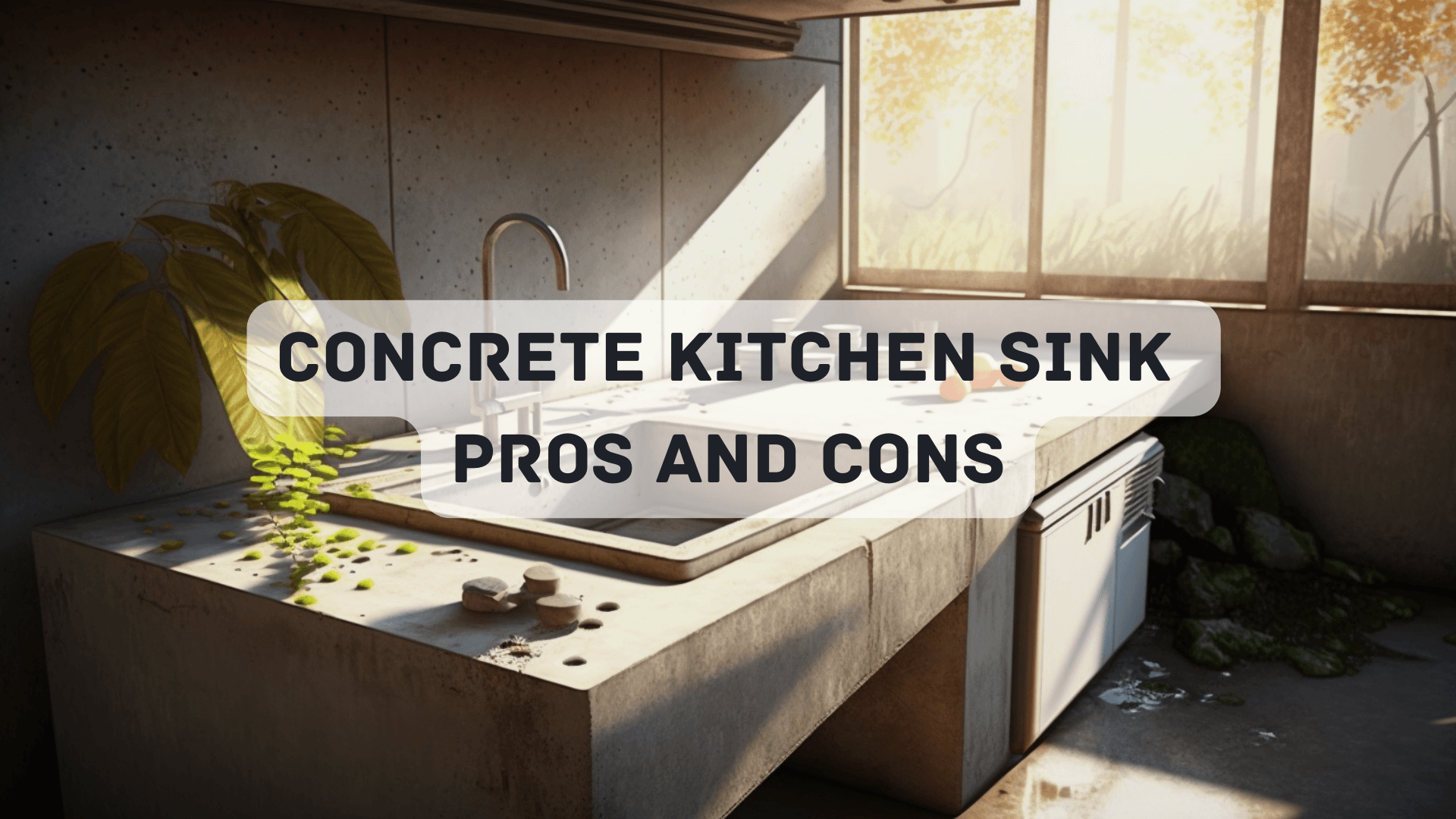 Concrete Kitchen Sink Pros and Cons