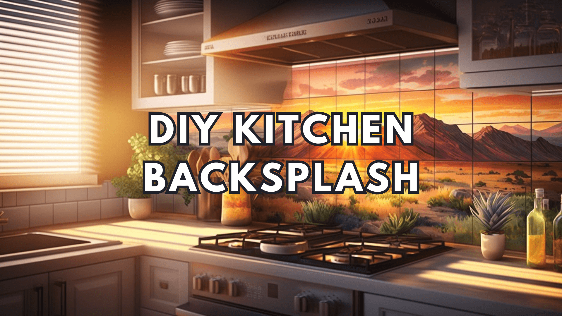 DIY Kitchen Backsplash