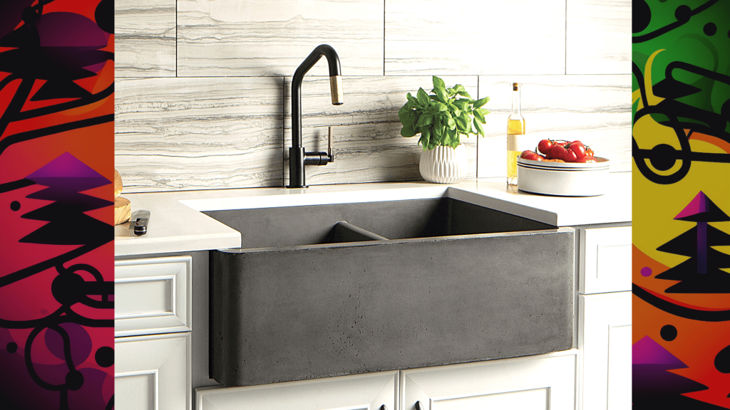 concrete kitchen sink pros and cons