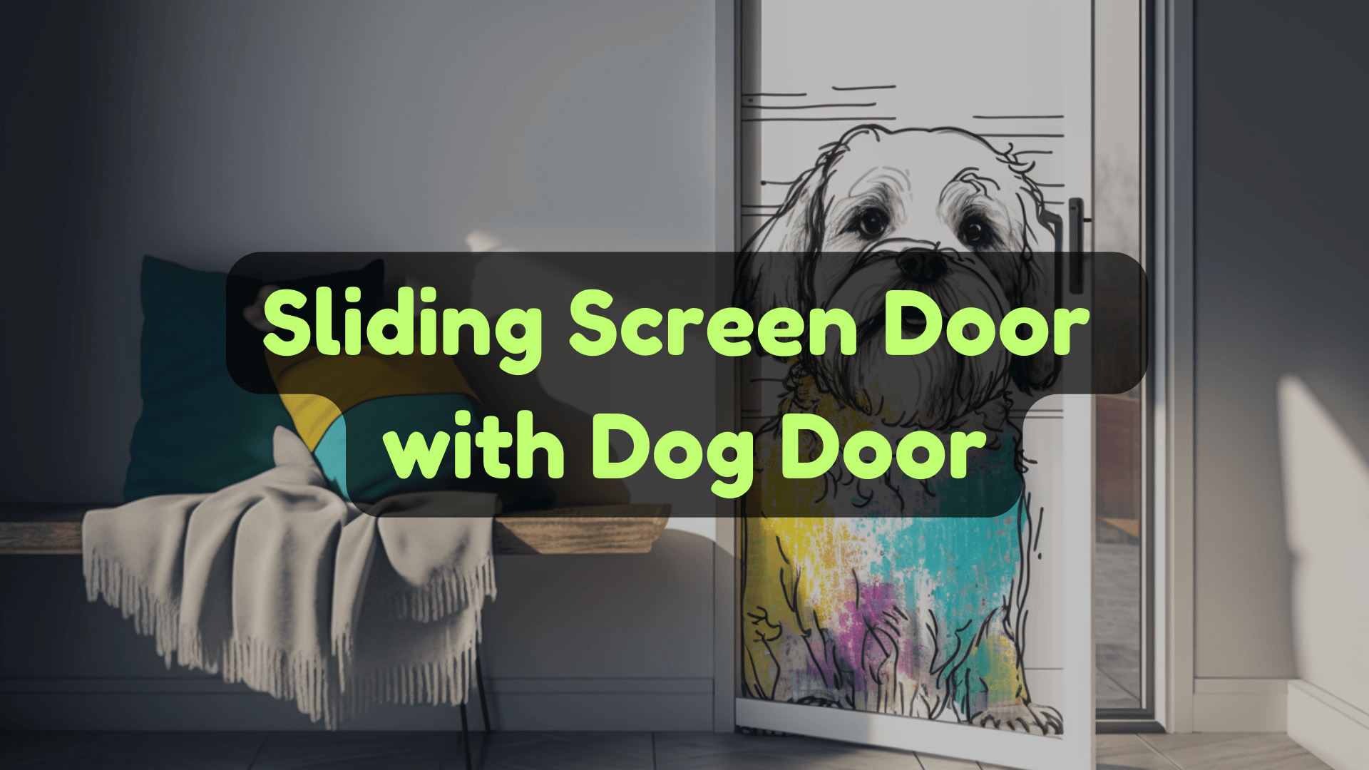 Sliding Screen Door with Dog Door – Your Furry Friend’s New Favorite Thing!