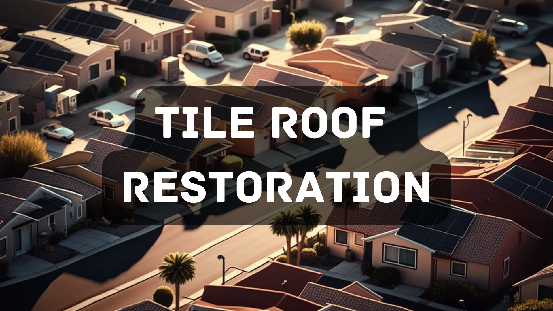 Tile Roof Restoration