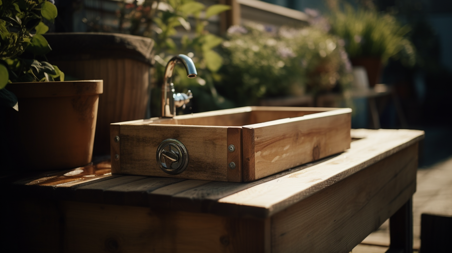 DIY Wooden Sink