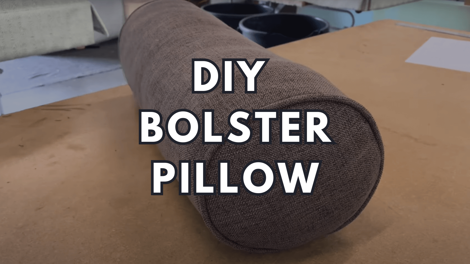 DIY Bolster Pillow