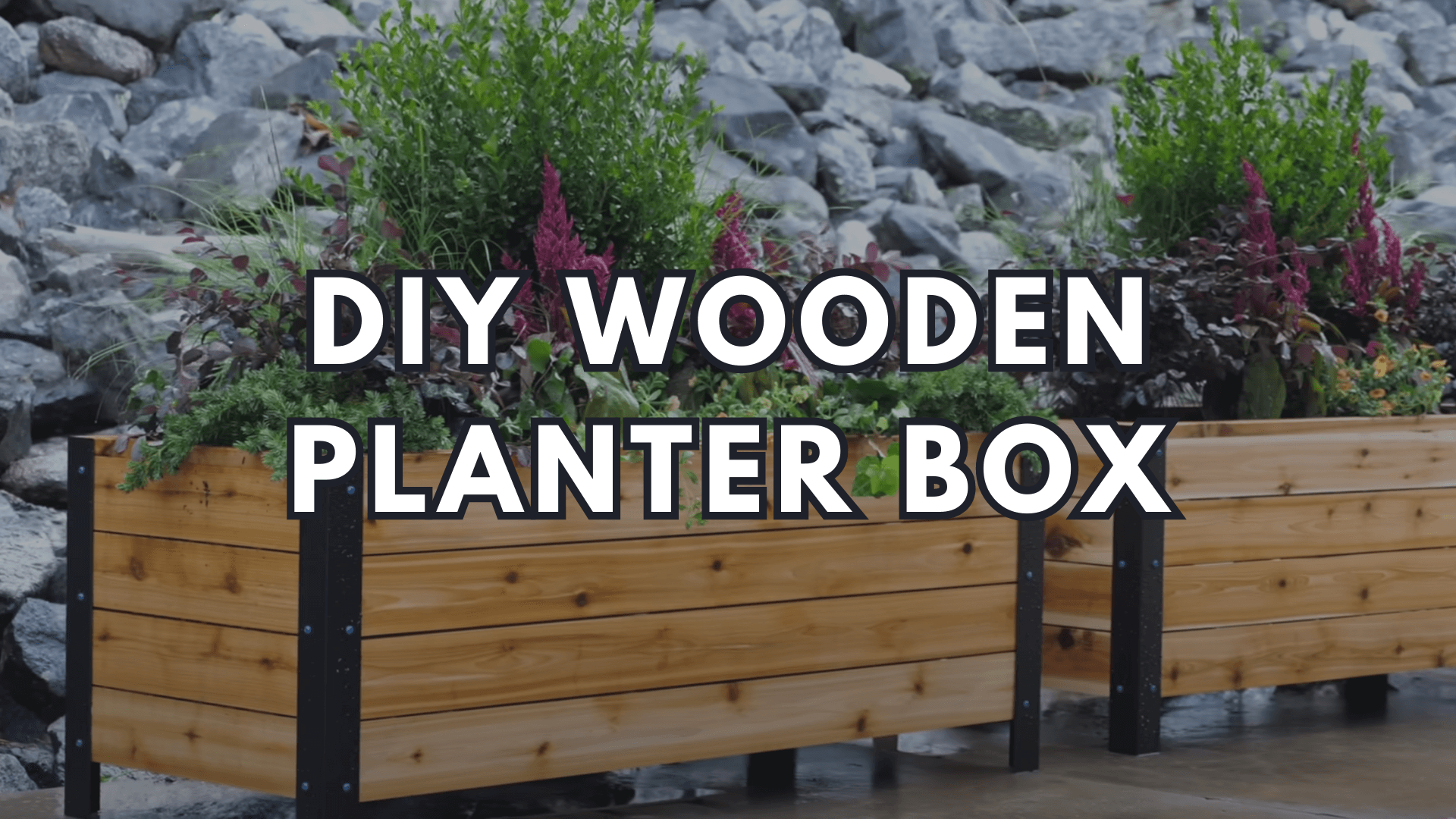 DIY Wooden Planter Box