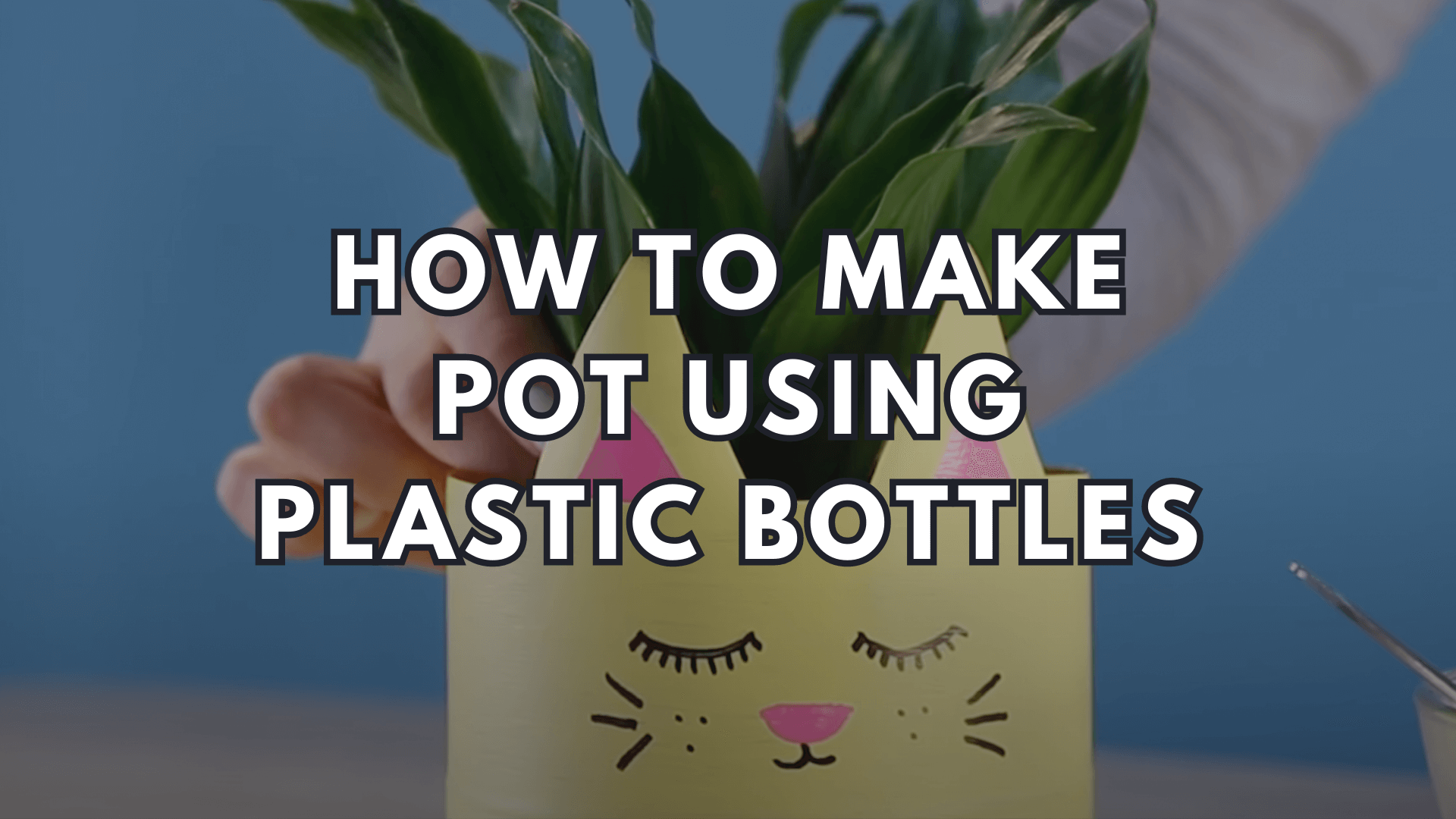 How To Make Pot Using Plastic Bottles