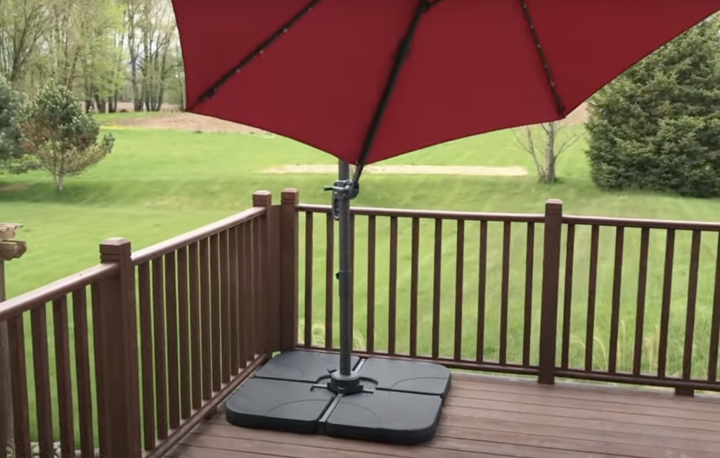 How Heavy Should an Umbrella Base Be?