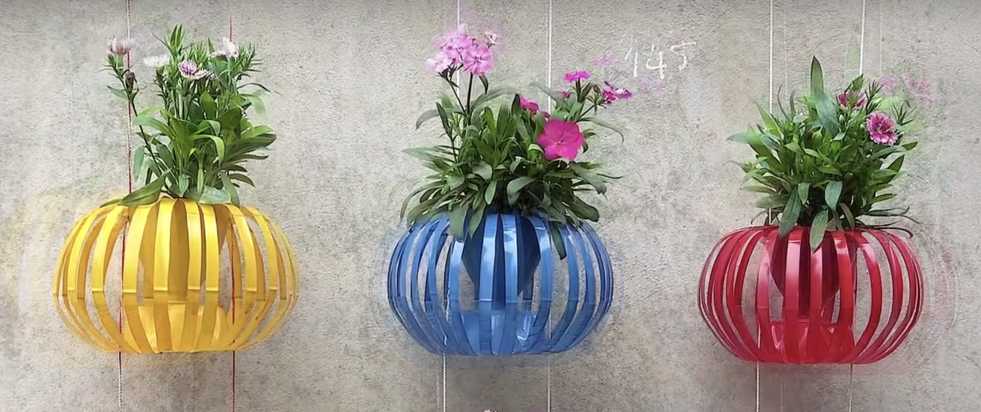 Flower Pots From Recycled Materials