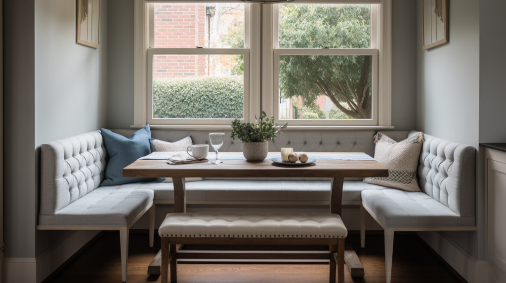 breakfast nook bench seating