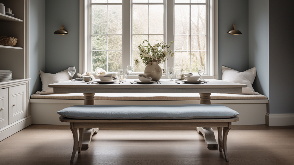 breakfast nook bench with storage