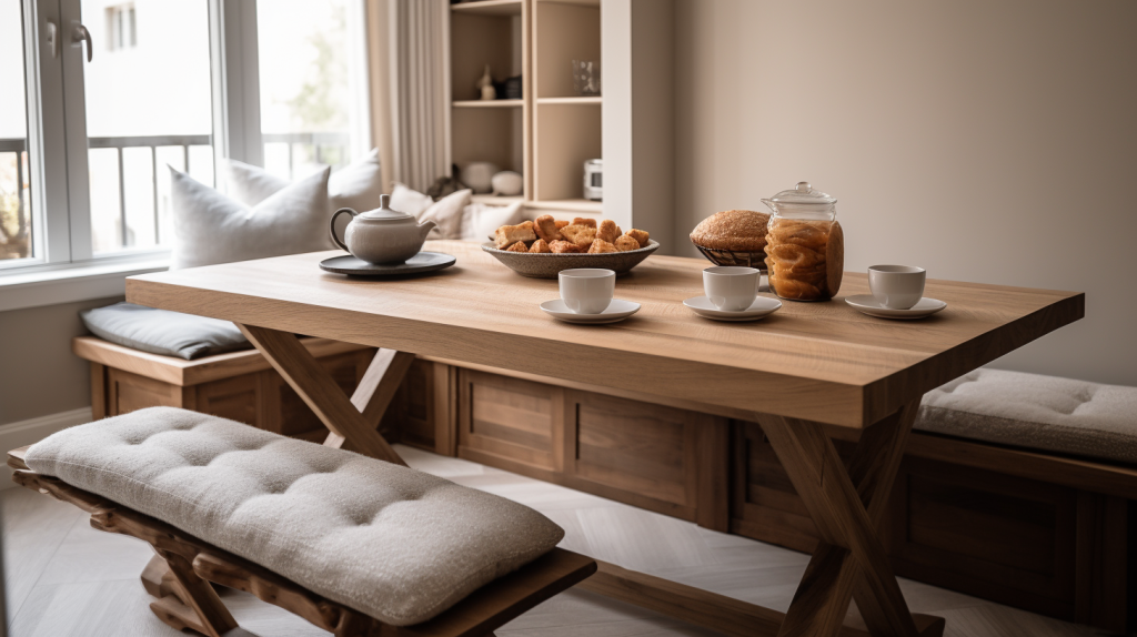 corner breakfast nook bench