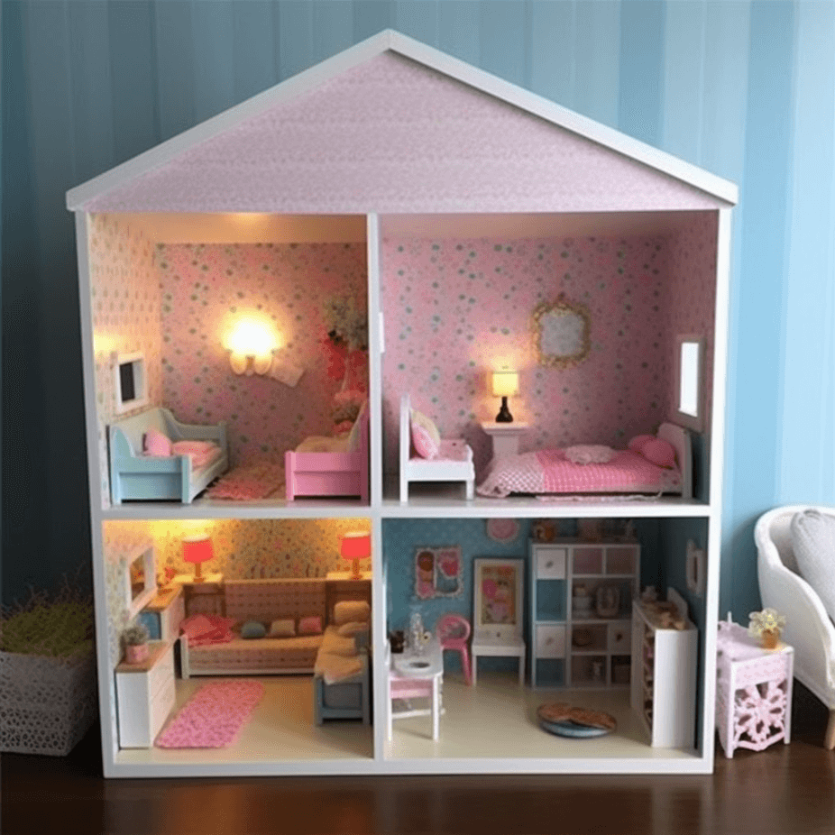 easy diy barbie house