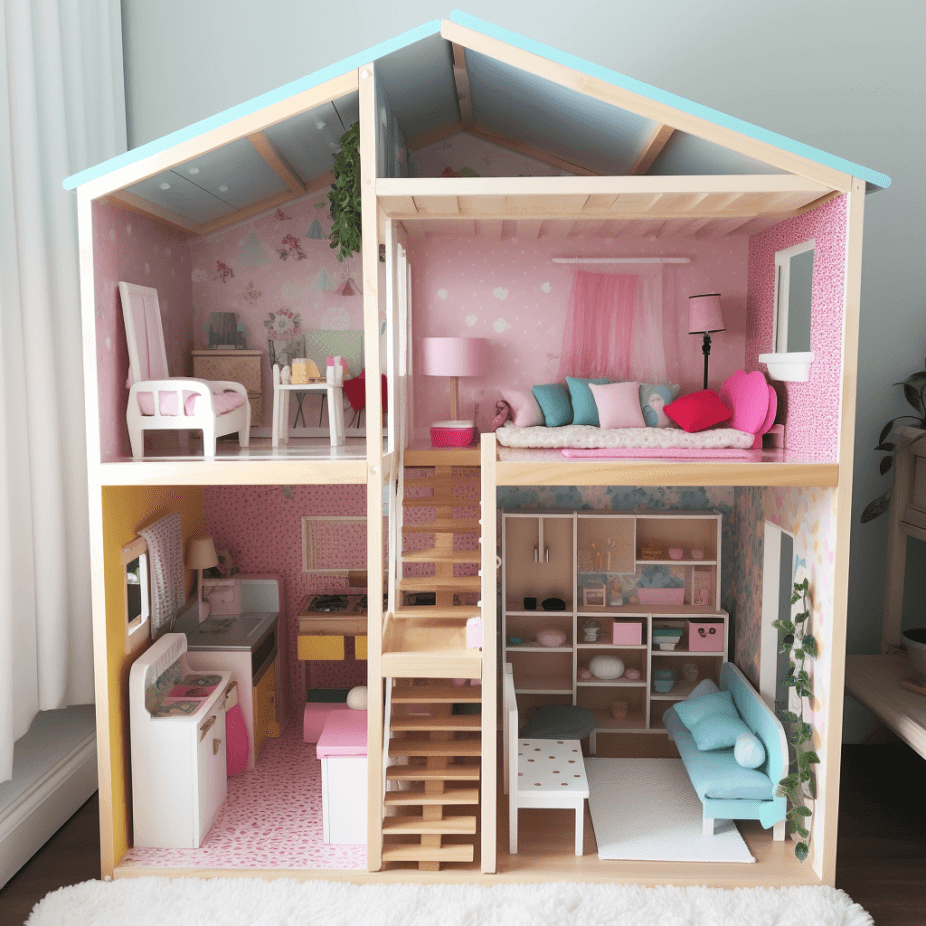 handmade diy barbie house